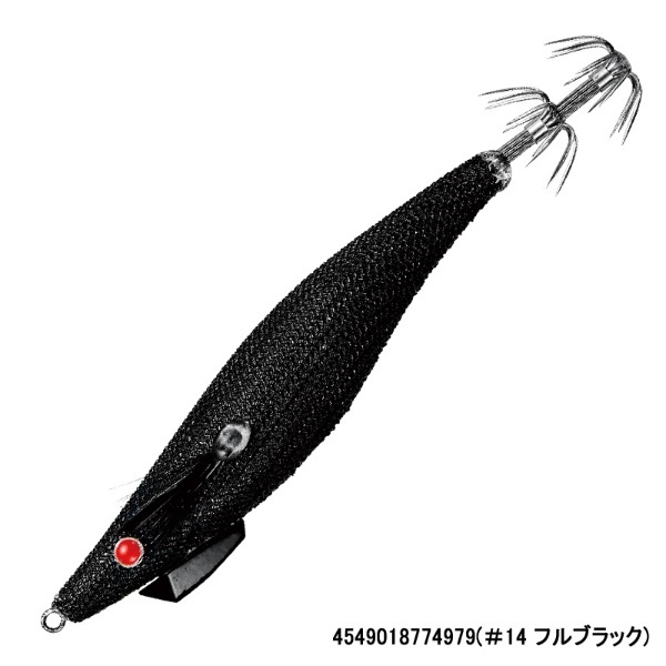 スピードメタル エギドロッパースリム95Fタイプ(#14 フルブラック)